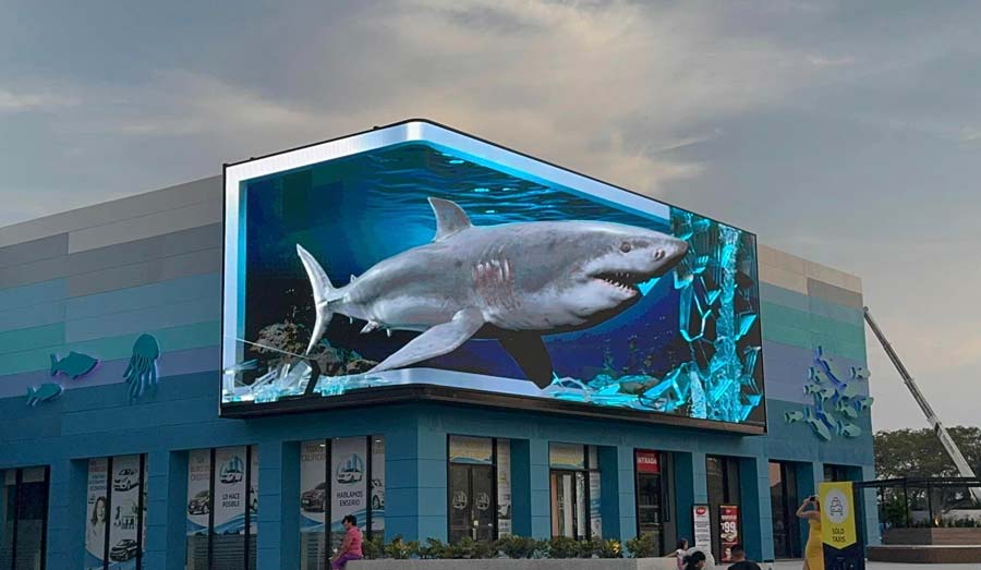 3d led display advertising outdoor