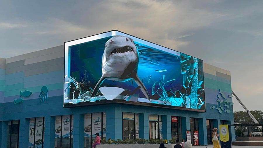 3d led display screen advertising