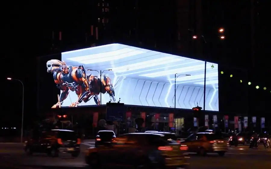 3d led screen outdoor advertising