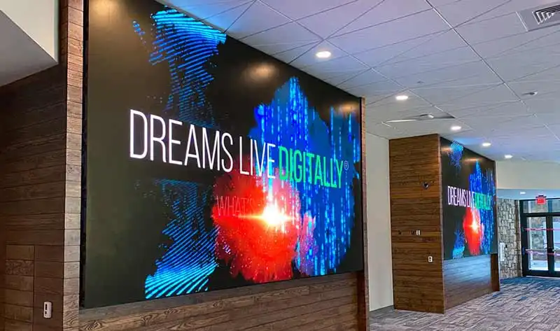 dvled video walls retail spaces