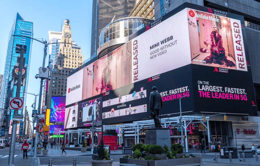 outdoor led screen shopping mall