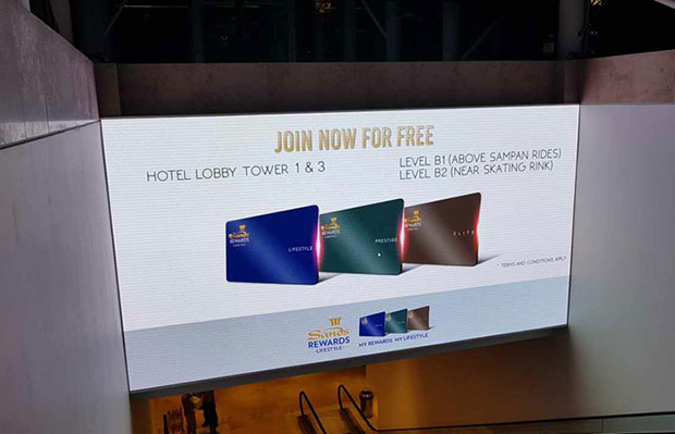 Cinstar HD LED display helps Malaysia hotel advertising